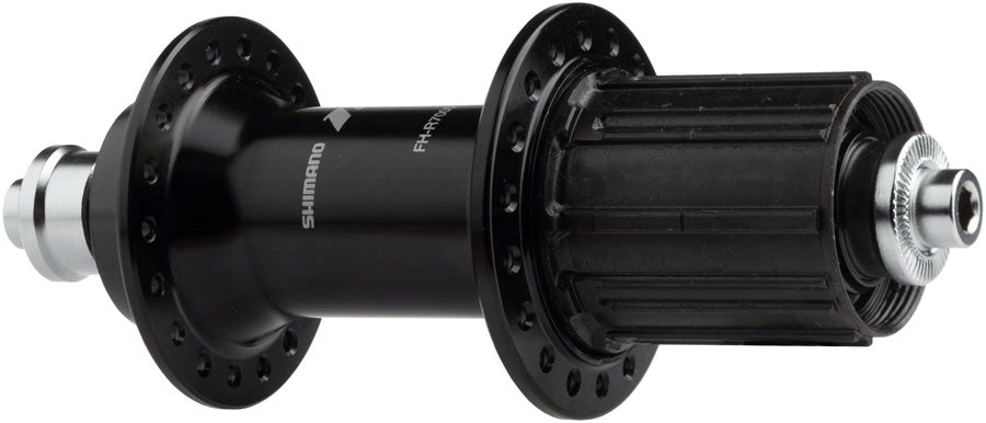 105 FH-R7000 Rear Hub - QR x 130mm Rim Brake HG 11 Road Black 36H