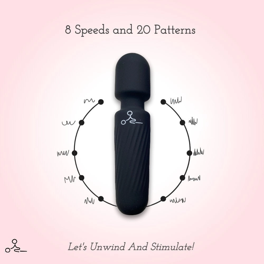 8 Speed Mini Vibrator Wand