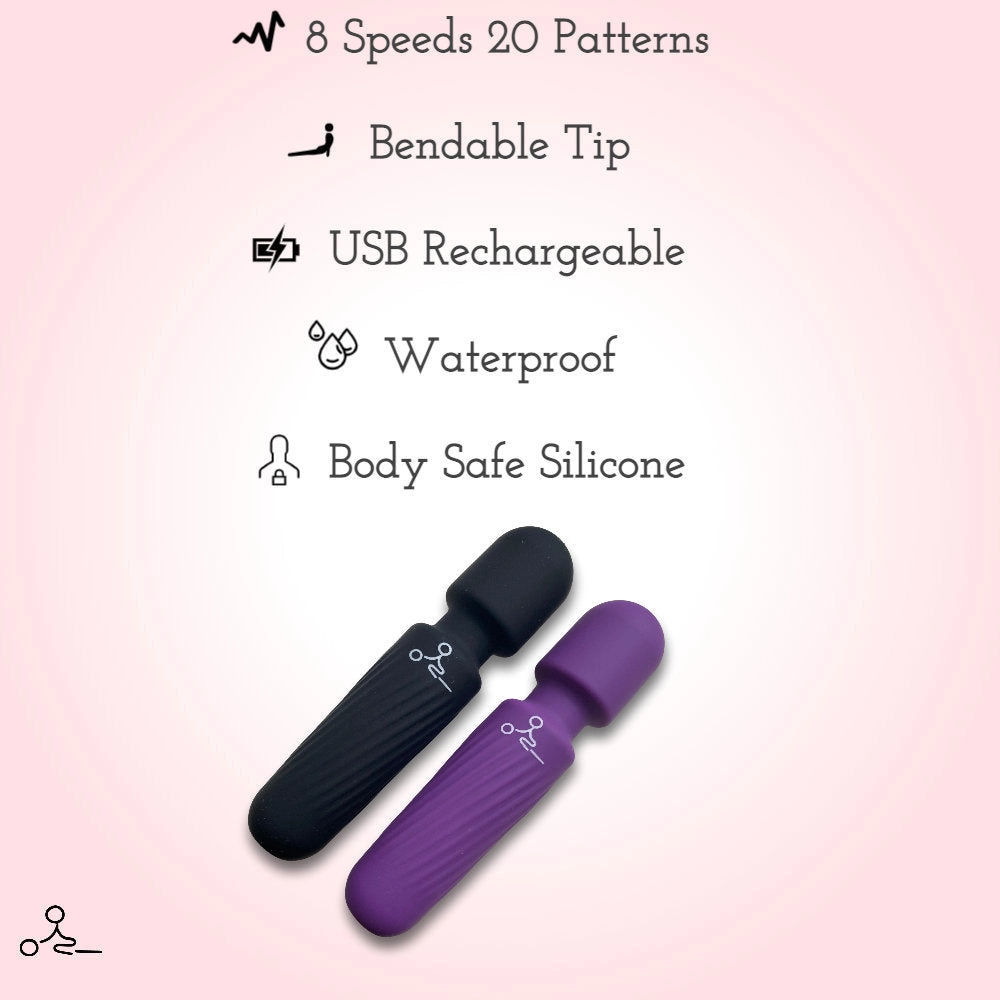 8 Speed Mini Vibrator Wand