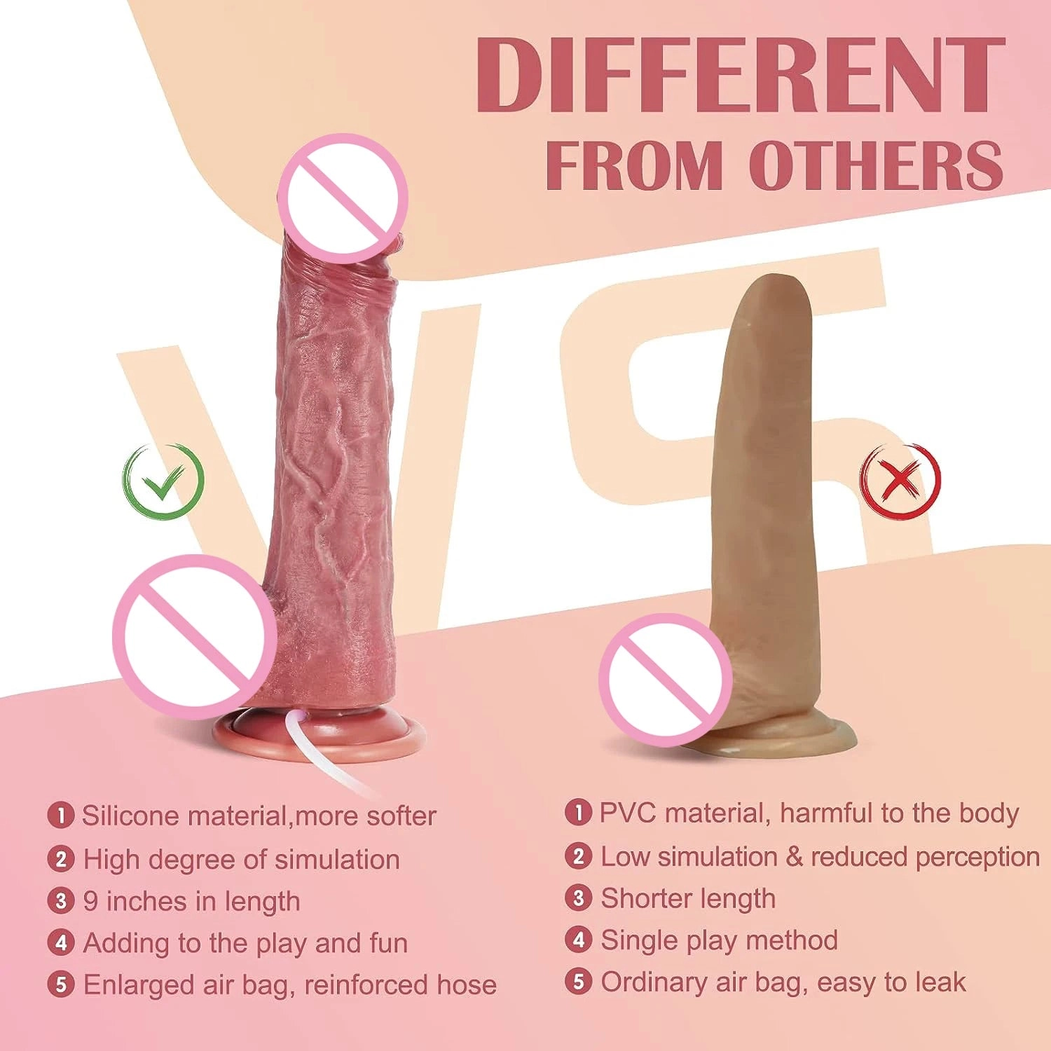 8.46 Inch Realistic Squirting Dildo with Suction Cup