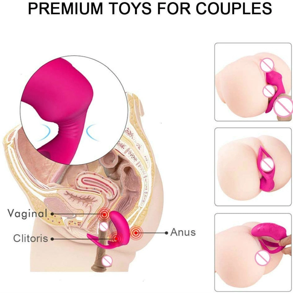 9 Speed Silicone Waterproof Rechargeable Clitoris Vagina Penis Stimulator Massager for Men Women Couples