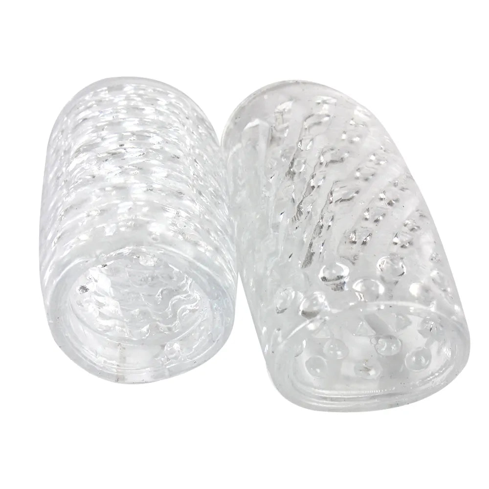 9cm Transparent Male Masturbation Sleeve