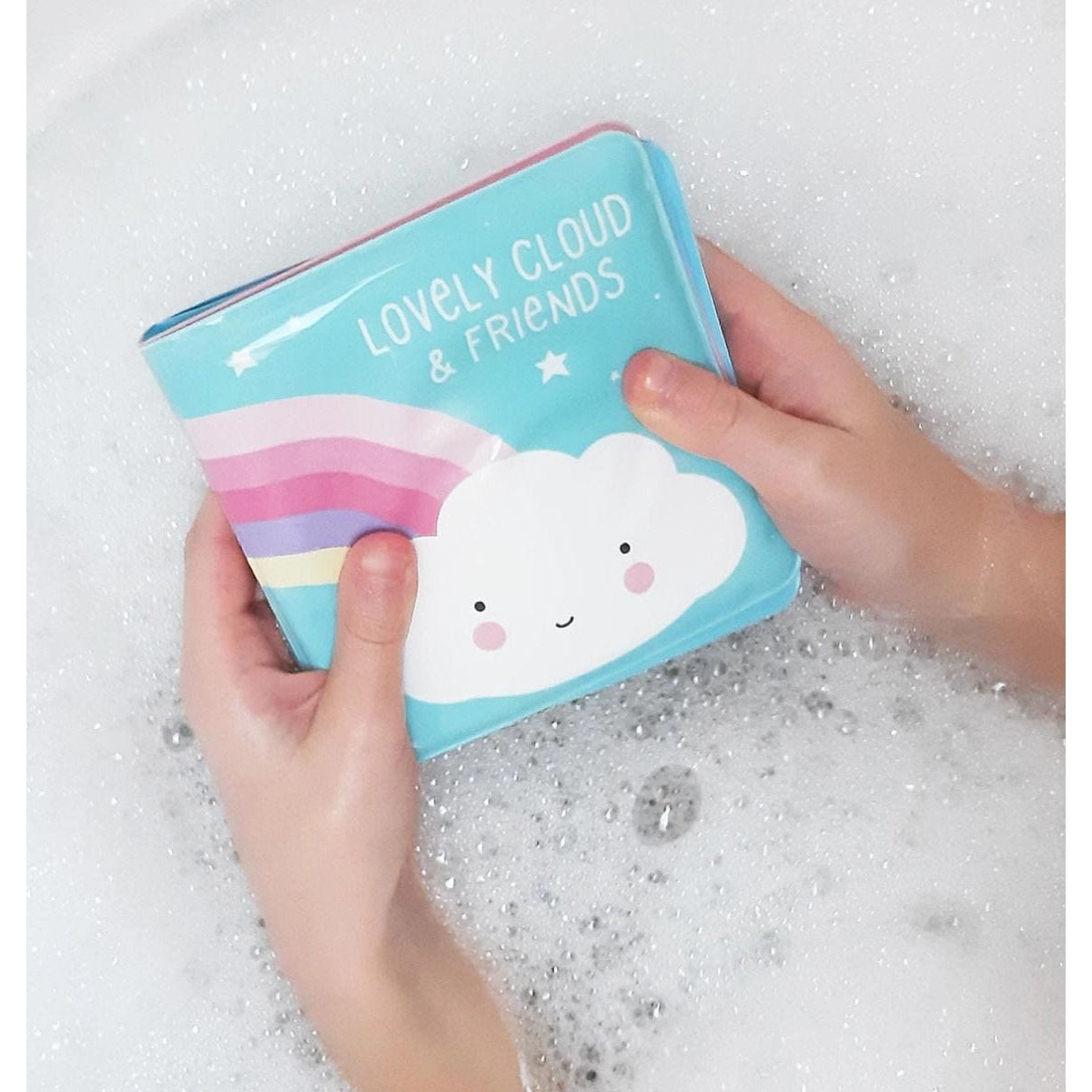 A Little Lovely Company Bath Book Cloud & Friends