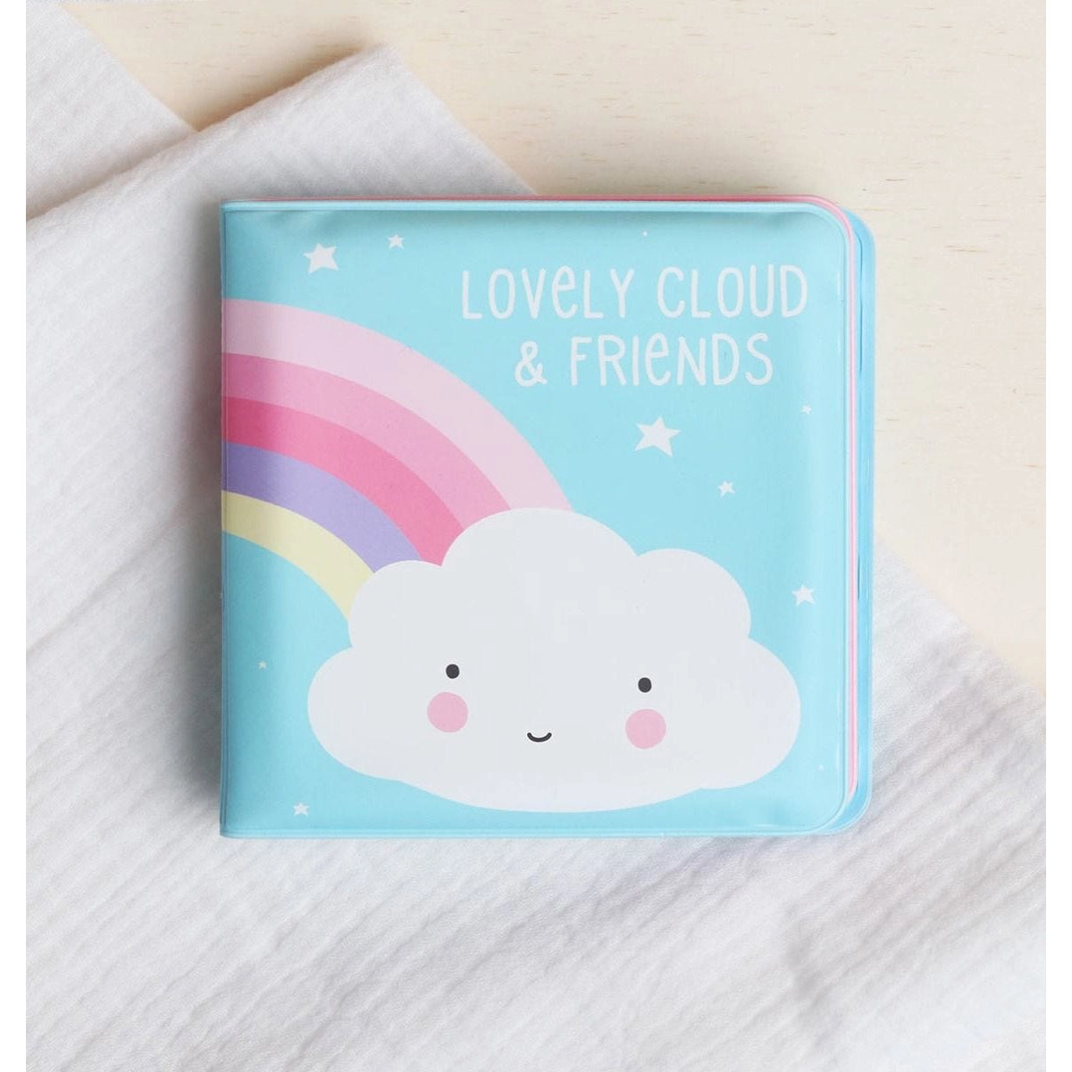 A Little Lovely Company Bath Book Cloud & Friends