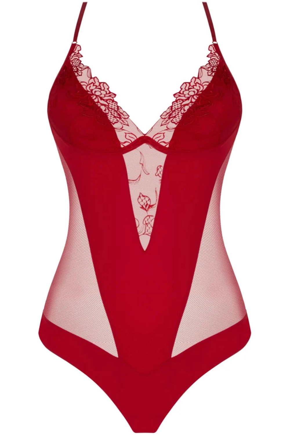 Adorable En Sexy Red Bodysuit