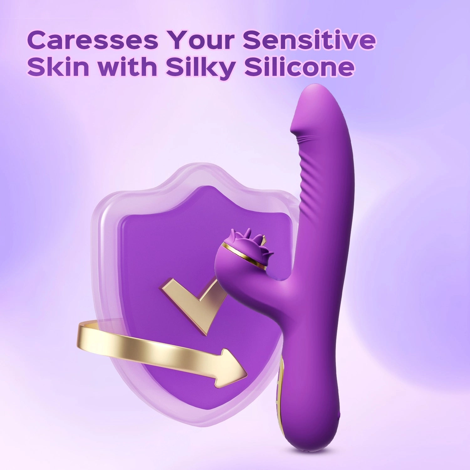 Aina - Tongue Licking Clitoral & G-spot Stimulator Thrusting Rabbit Vibrator
