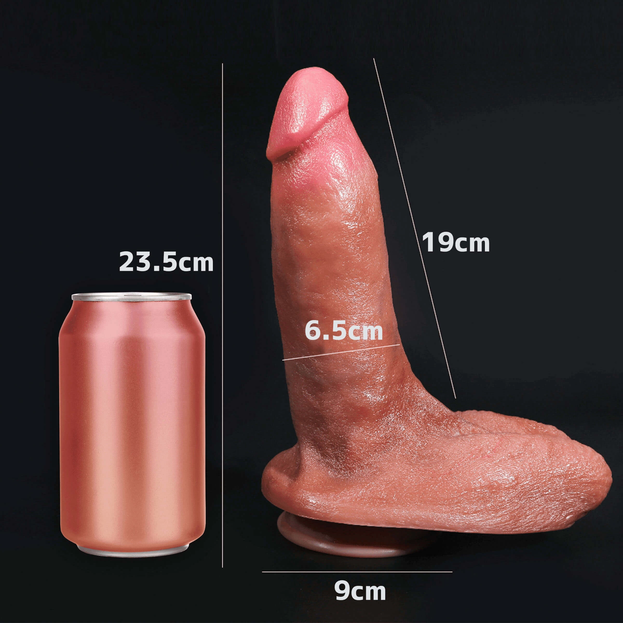 Antonio & Sergio 10.3 Lifelike Realistic Dildo With Oversized Scrotums- Laphwing