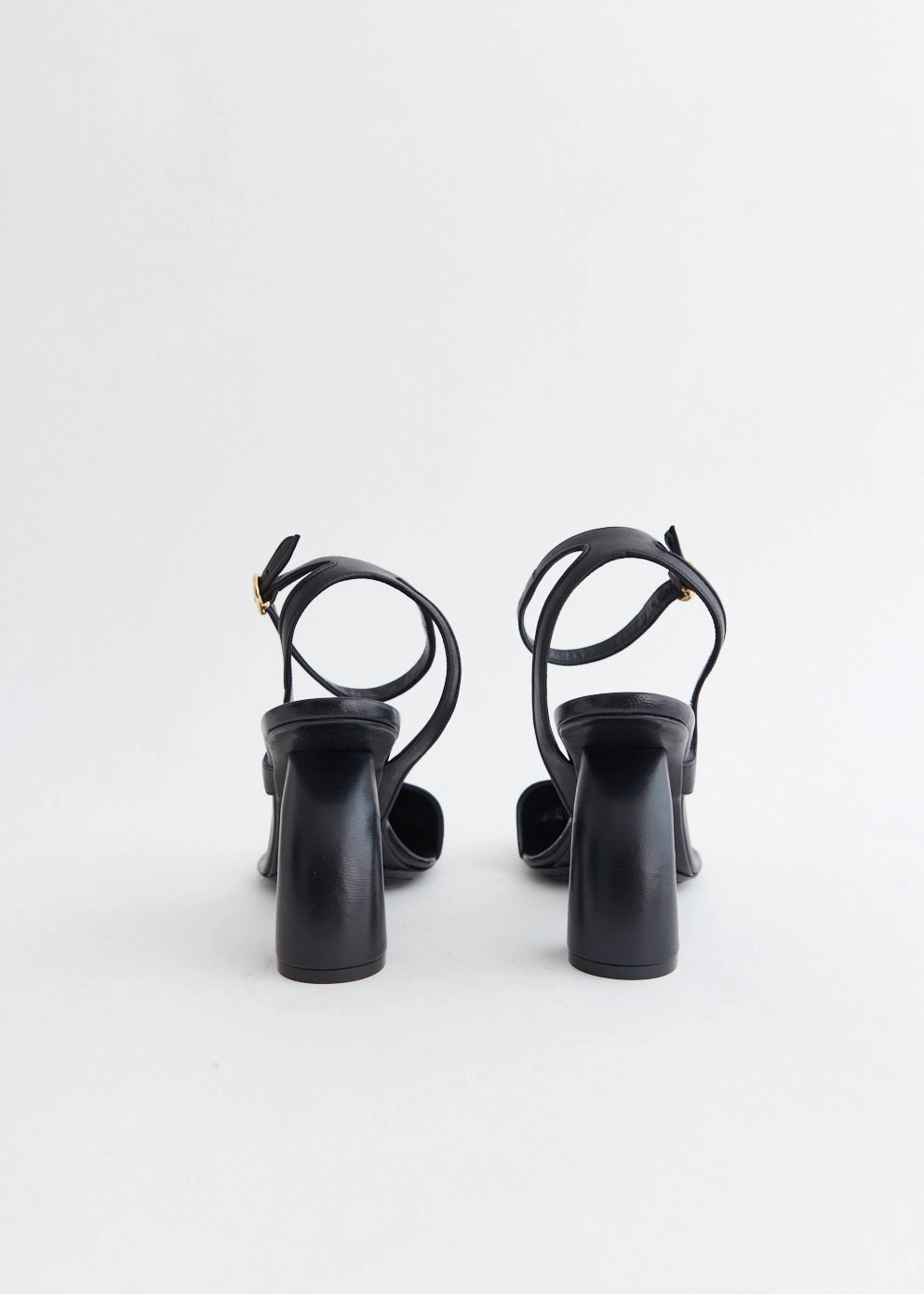 Asymmetric Virgo Leather Sandals