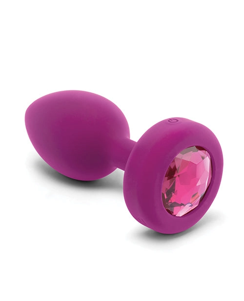 B-vibe Remote Control Vibrating Jeweled Butt Plugs