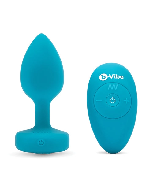 B-vibe Remote Control Vibrating Jeweled Butt Plugs