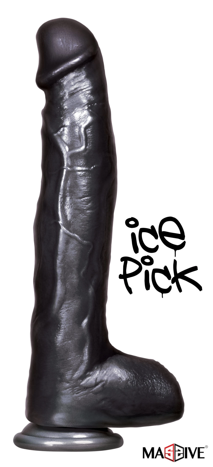 Big Black Icepick: 12-Inch Suction Base Adventure Toy