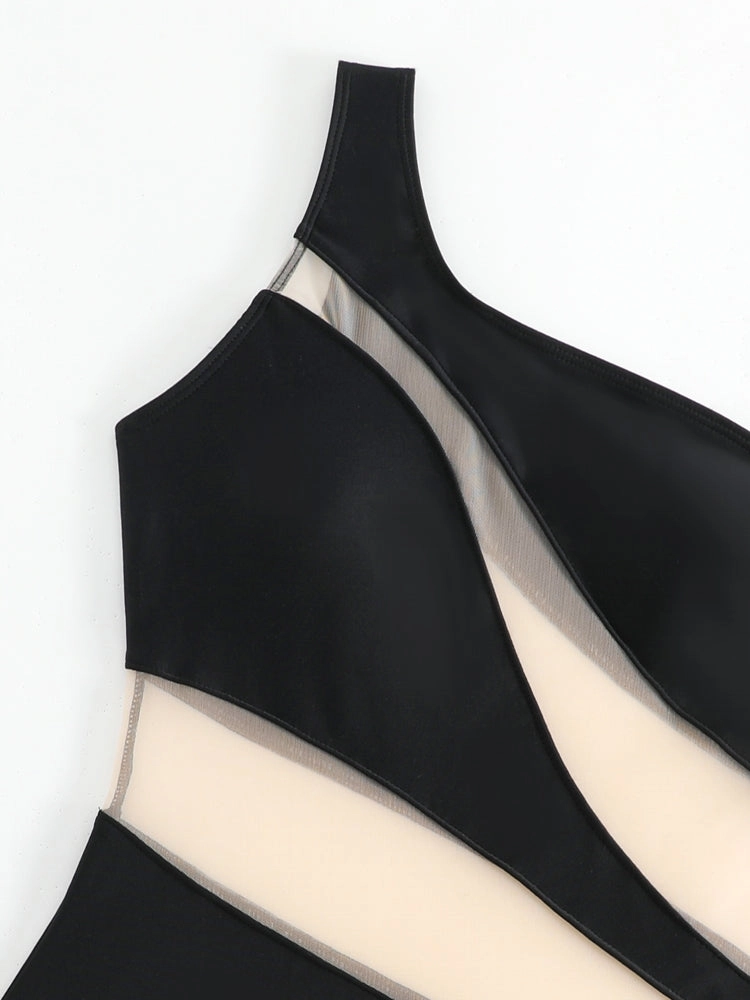 Black One Piece Swimsuit Sexy Summer Beach Wear