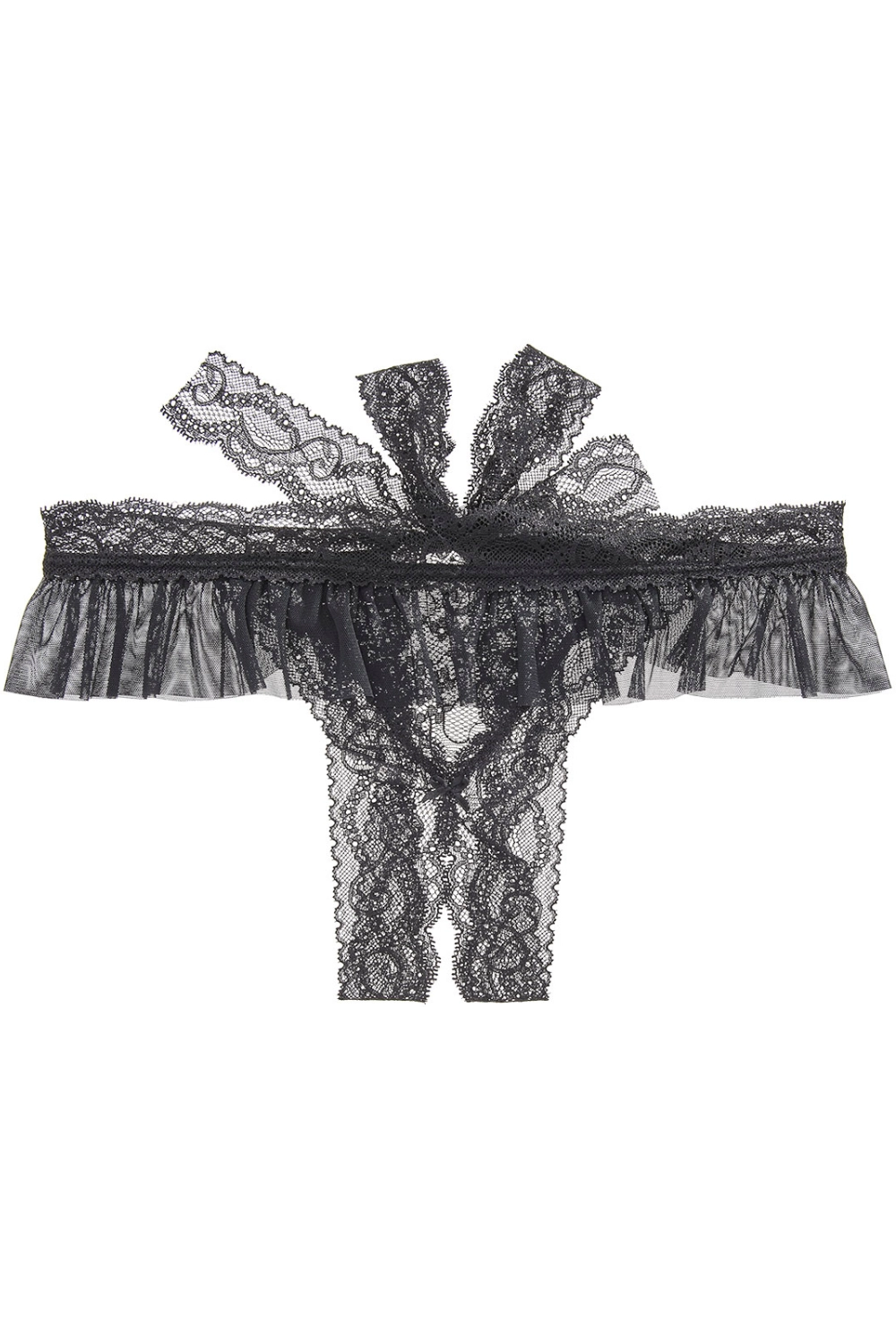 Boîte à Désir Openable Lace Thong