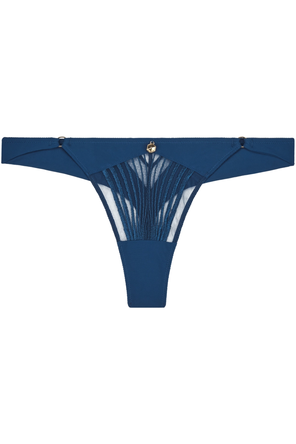 Cindy Bruna x Aubade Sumptuous Waves Tanga Blue