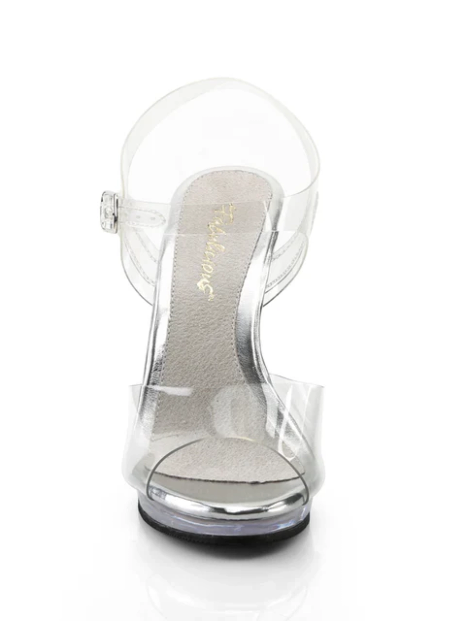 Clear Strappy High Heels