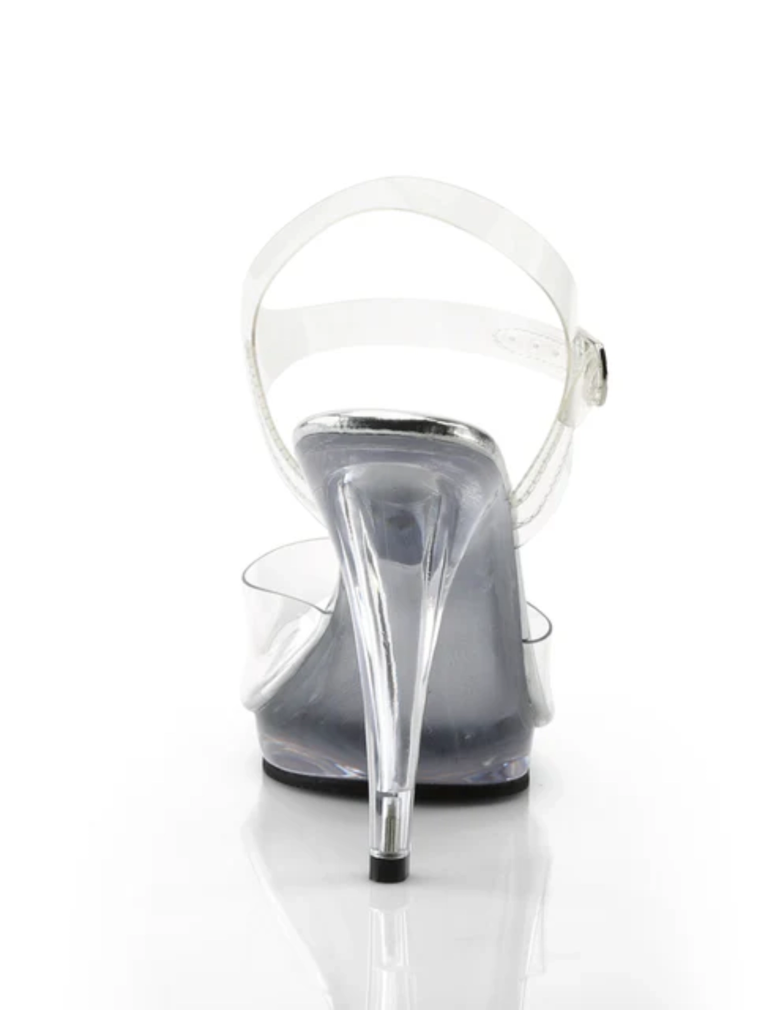 Clear Strappy High Heels