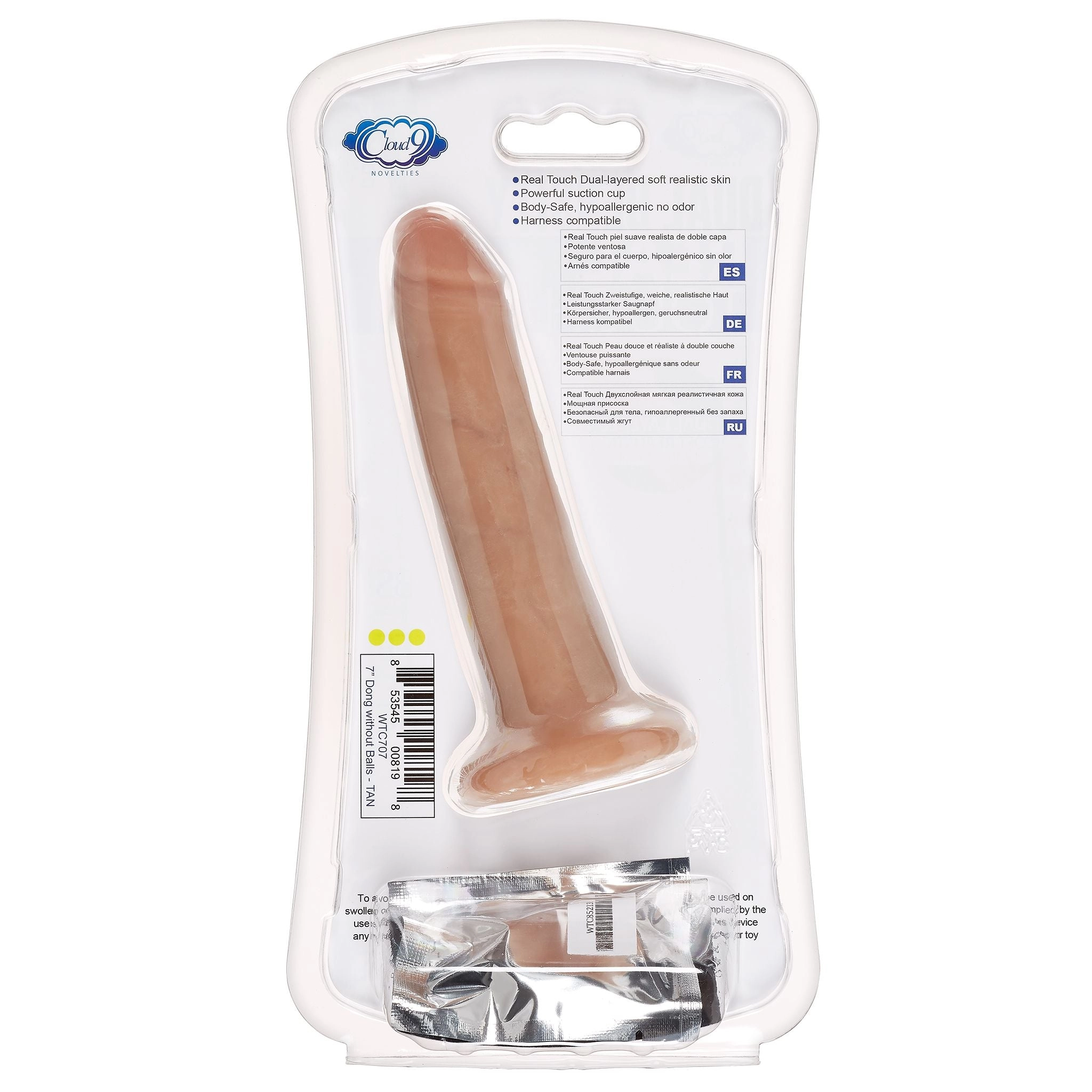 Cloud 9 dual density dildo touch 7in w/ no balls light