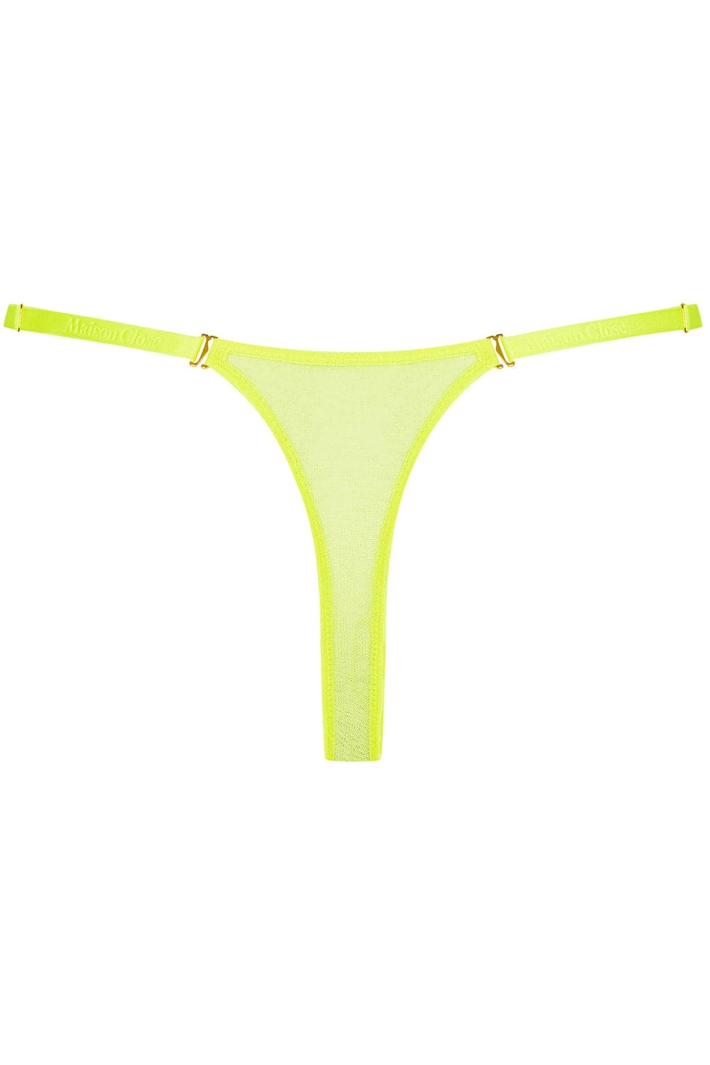 Corps à Corps Mini Thong Neon Yellow
