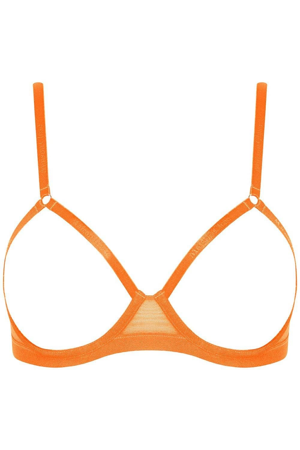 Corps à Corps Open Underwired Bra Neon Orange