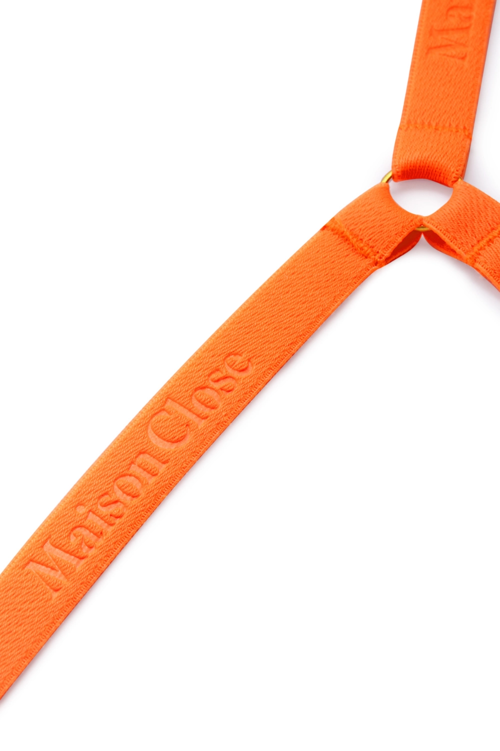 Corps à Corps Open Underwired Bra Neon Orange