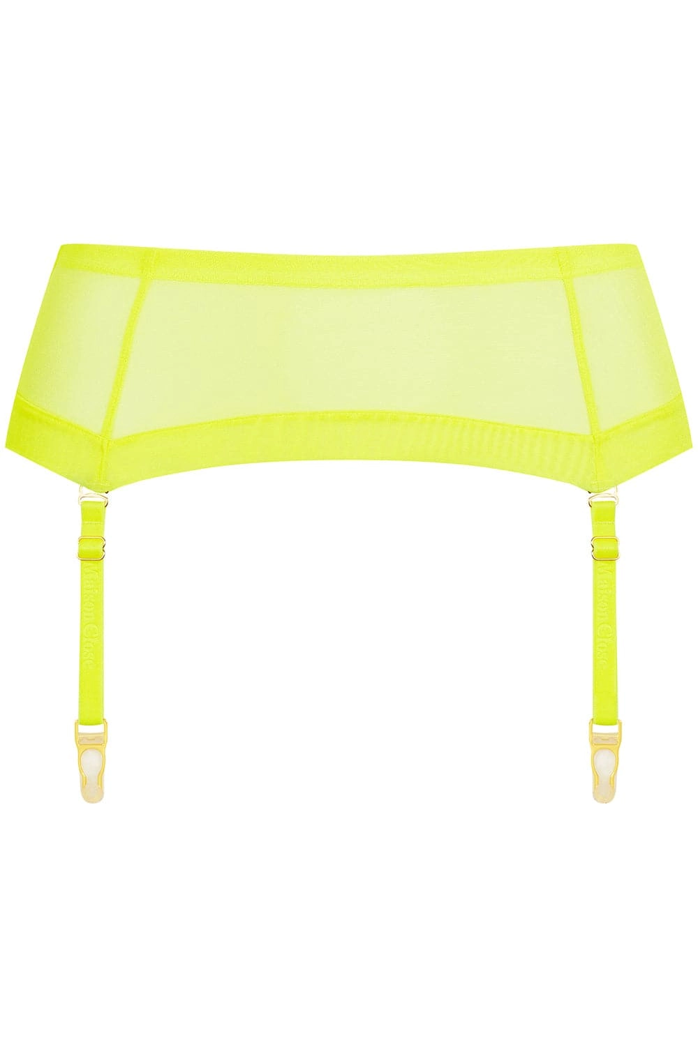 Corps à Corps Suspender Belt Neon Yellow