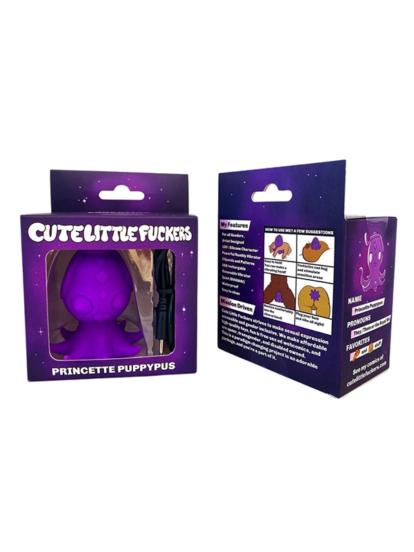 Cute Little Fuckers Princette Puppypus Silicone Vibrating Butt Plug