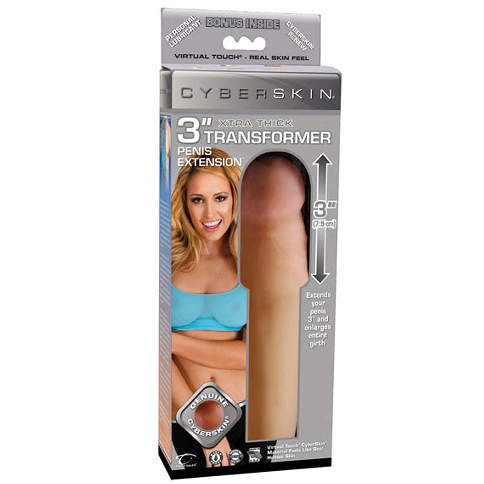 CyberSkin 3 Transformer Penis Extension Light