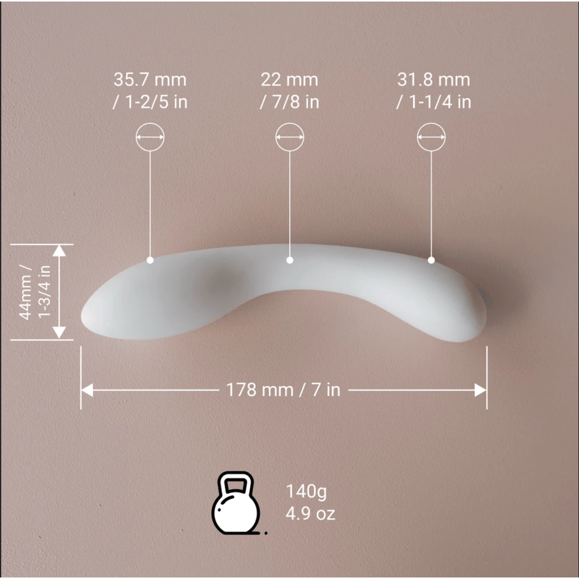 Dalia by Desirables - Signature G-Spot Dildo
