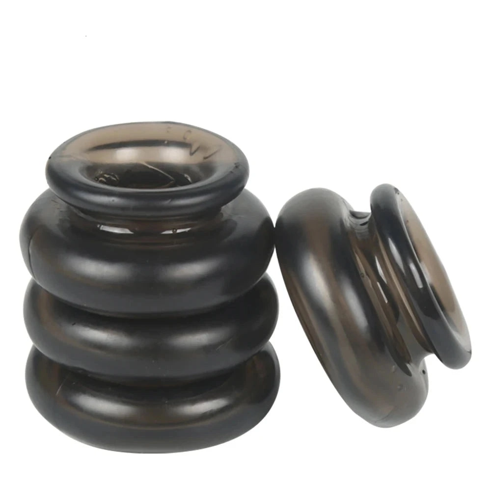 Detachable Penis Ring Reusable Male Chastity Cage Scrotum Stretcher Delayed Ejaculation Cock Ring