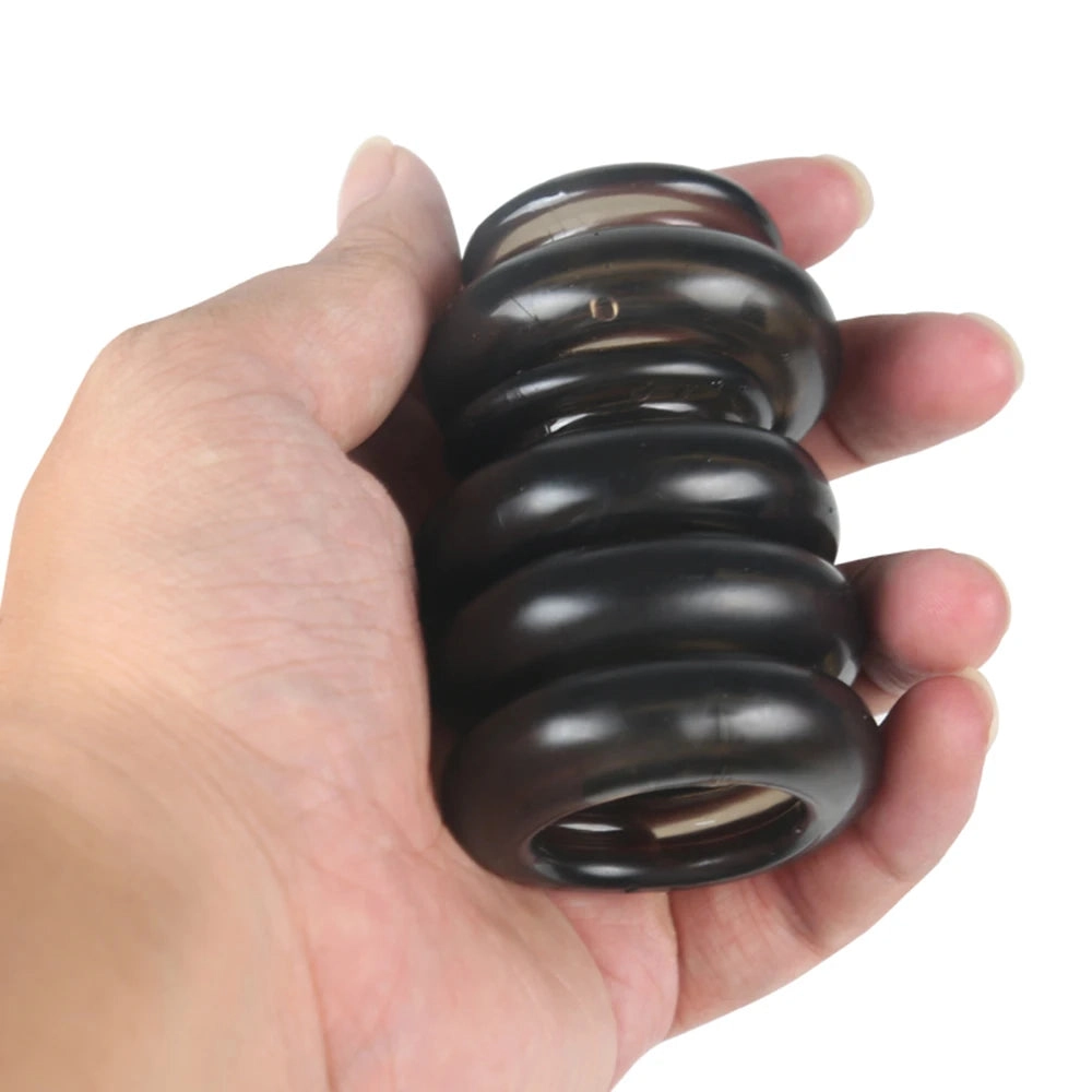 Detachable Penis Ring Reusable Male Chastity Cage Scrotum Stretcher Delayed Ejaculation Cock Ring