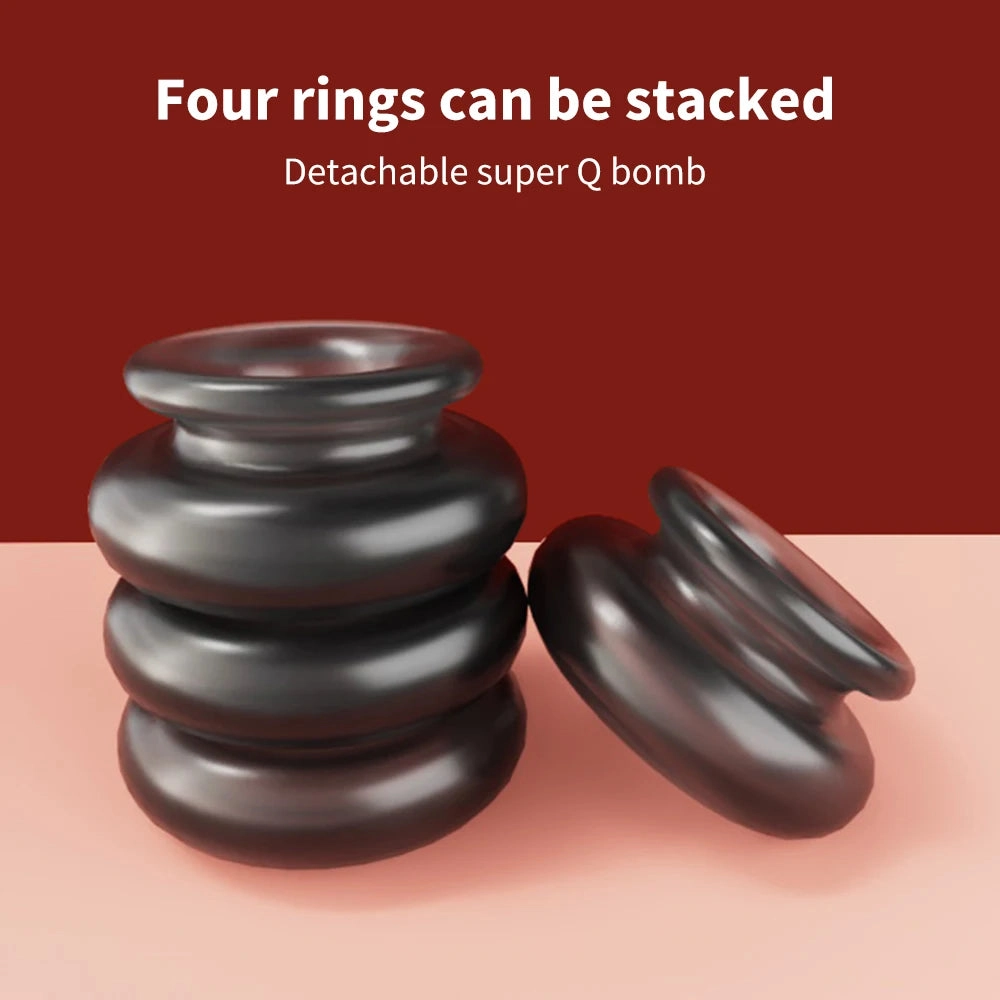 Detachable Penis Ring Reusable Male Chastity Cage Scrotum Stretcher Delayed Ejaculation Cock Ring