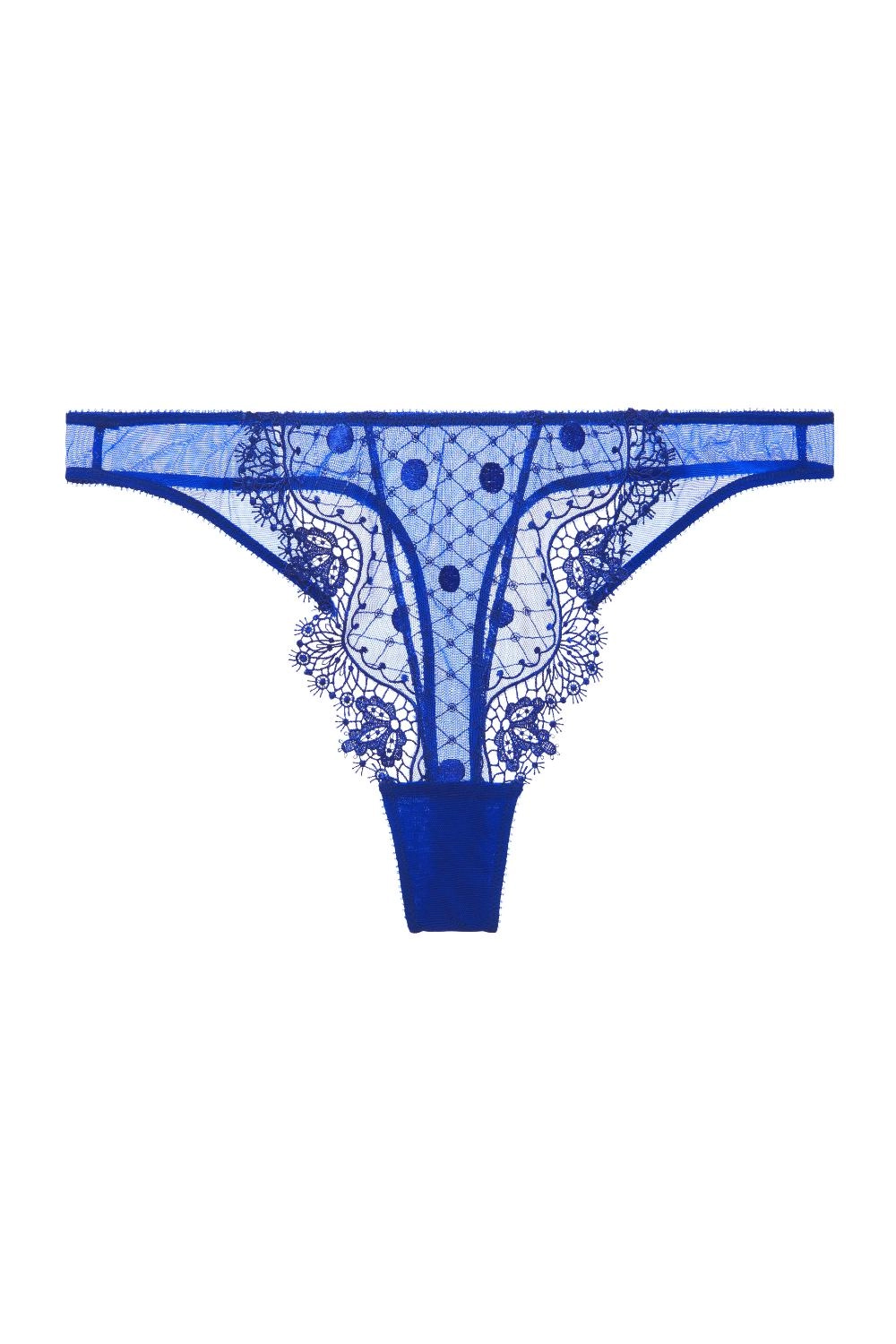 Dita Von Teese Vedette G-String Panty Capri Blue
