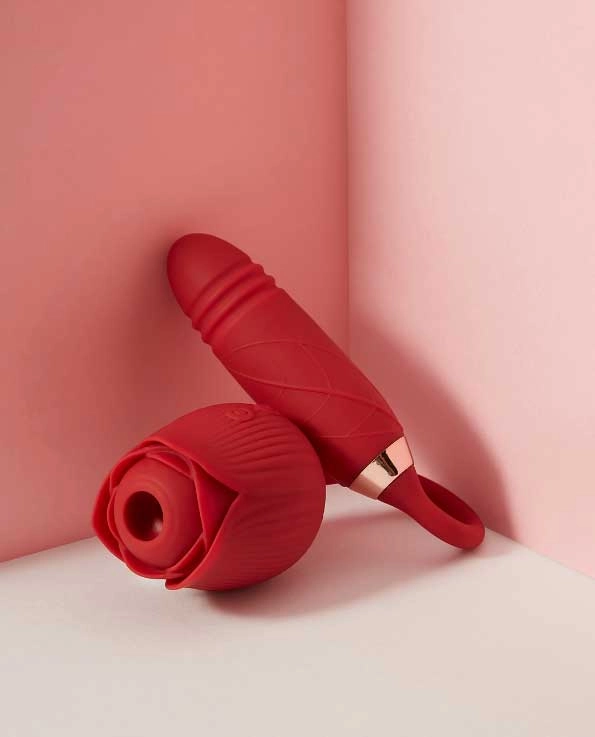 Dolce Vita Rose Clit Vibrator (3-in-1)