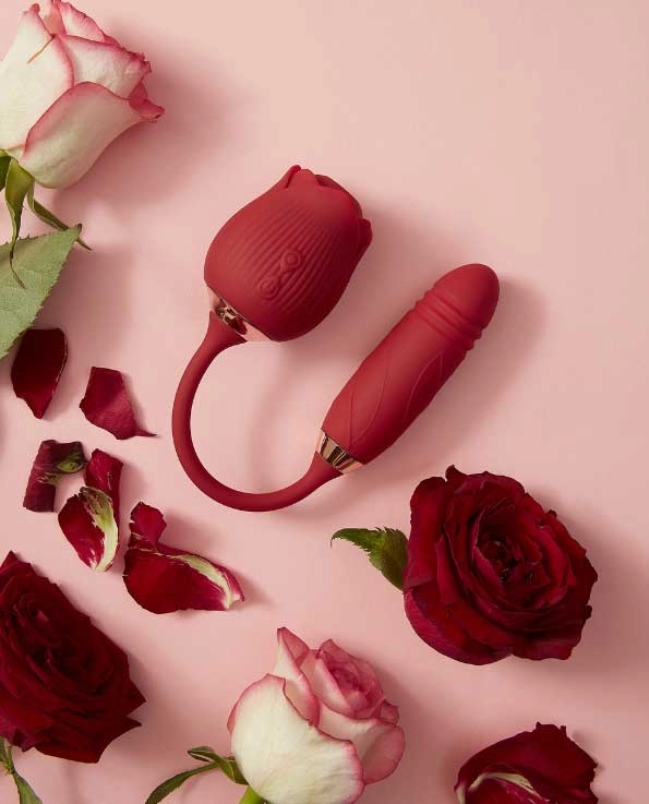 Dolce Vita Rose Clit Vibrator (3-in-1)