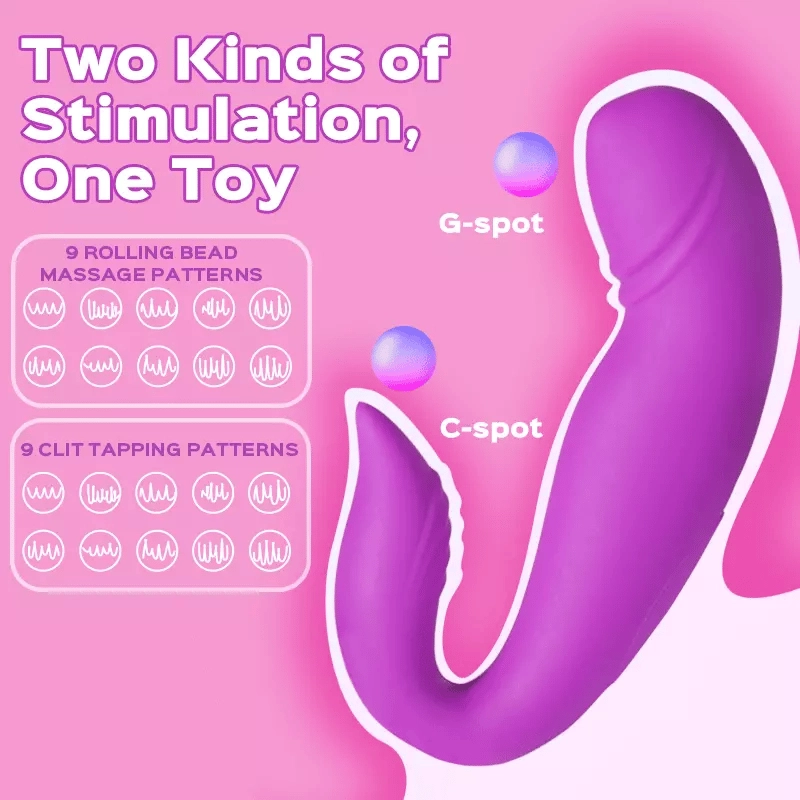 Dolphin - Dual-Motor Rolling G-spot & Clitoral Vibrator