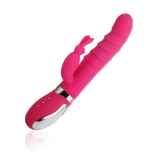 Double Stimulation Rabbit Vibrator with 12 Thrusting Modes
