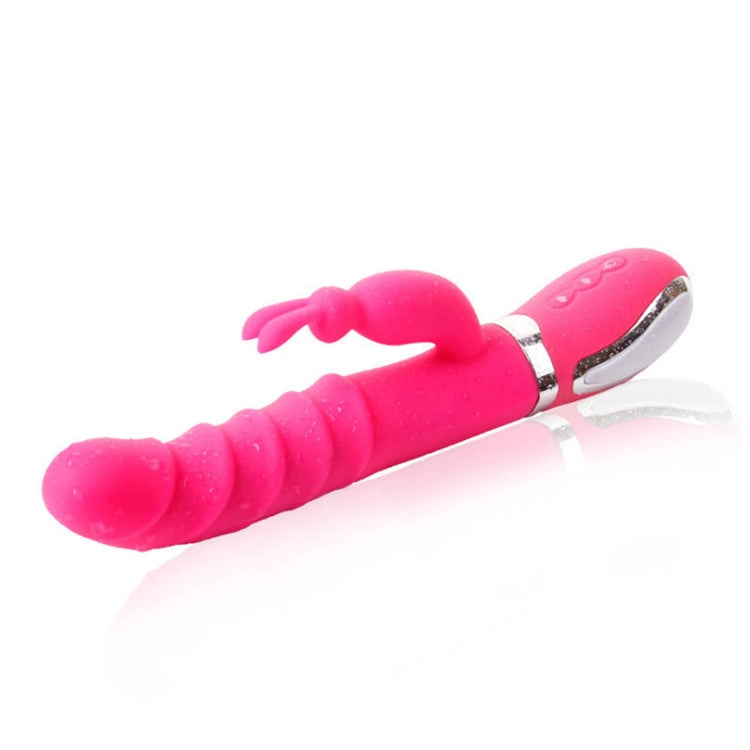Double Stimulation Rabbit Vibrator with 12 Thrusting Modes