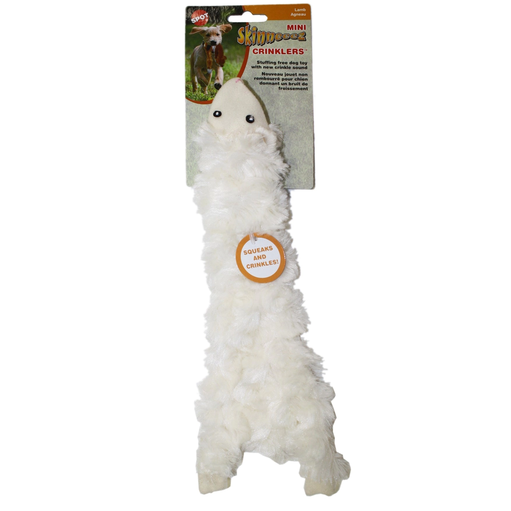 Ethical Products SPOT Skinneeez Crinkler Lamb 14"