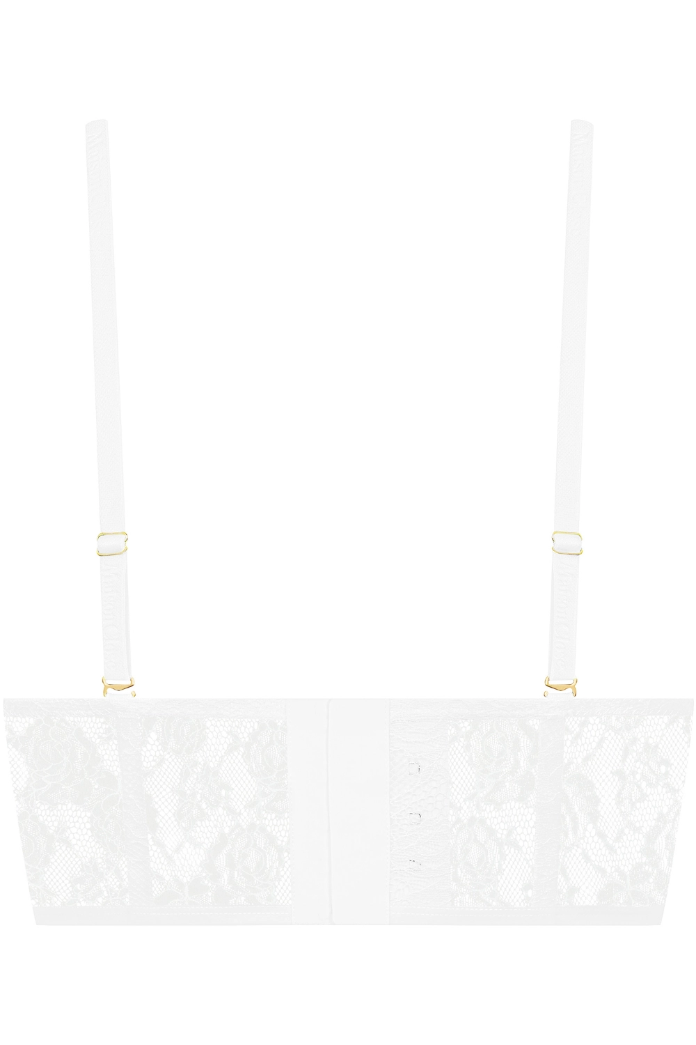 Flashback Lace Bustier White