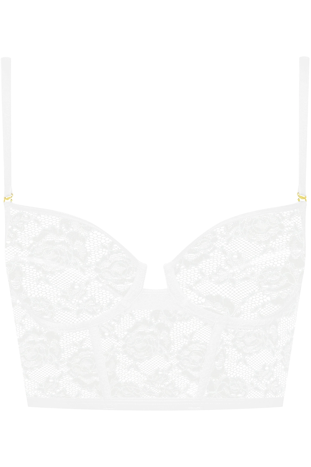 Flashback Lace Bustier White