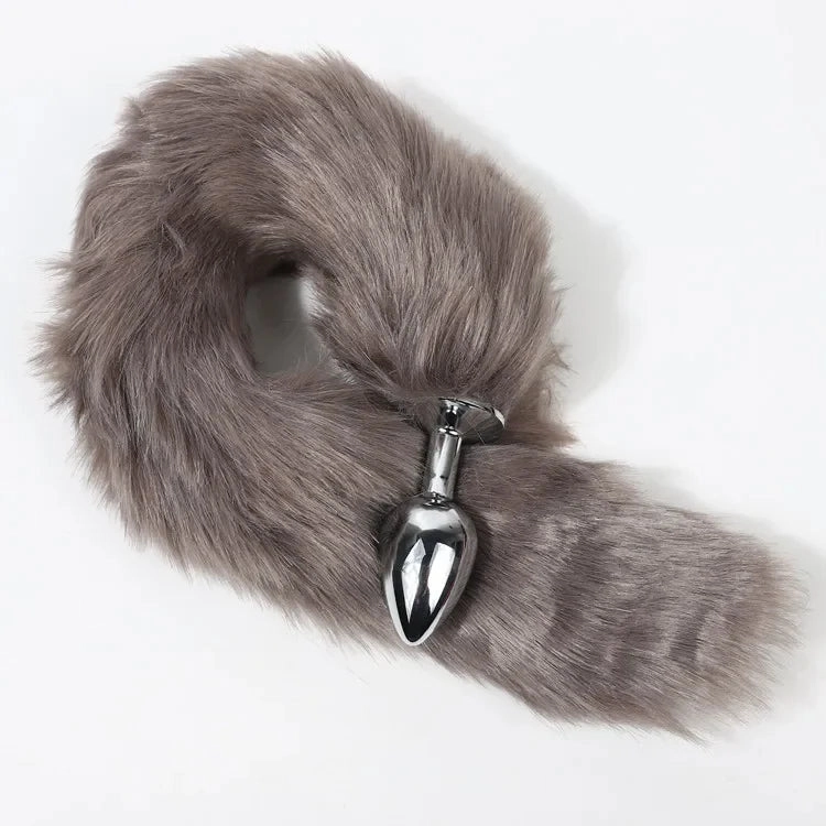 Fox Tail Butt Plug Sexy Metal Fox Tail Anal Plug