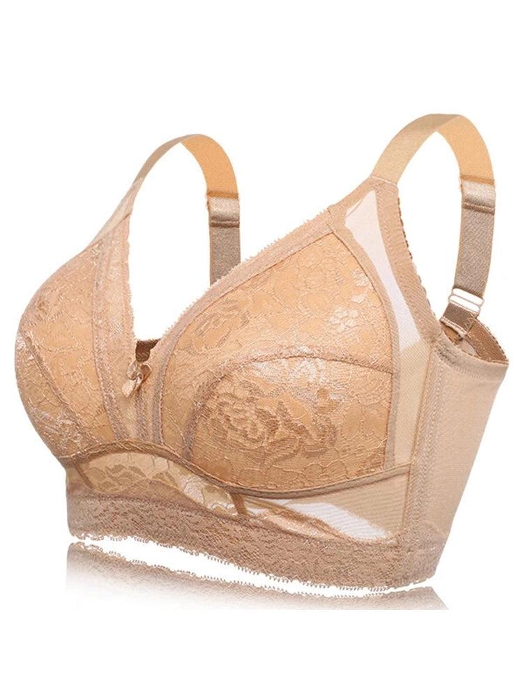 Full Bust Side Support Wireless Minimizer Bras