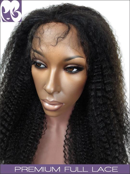 FULL LACE WIG: Kyra Indian Remy Afro Kinky Curly