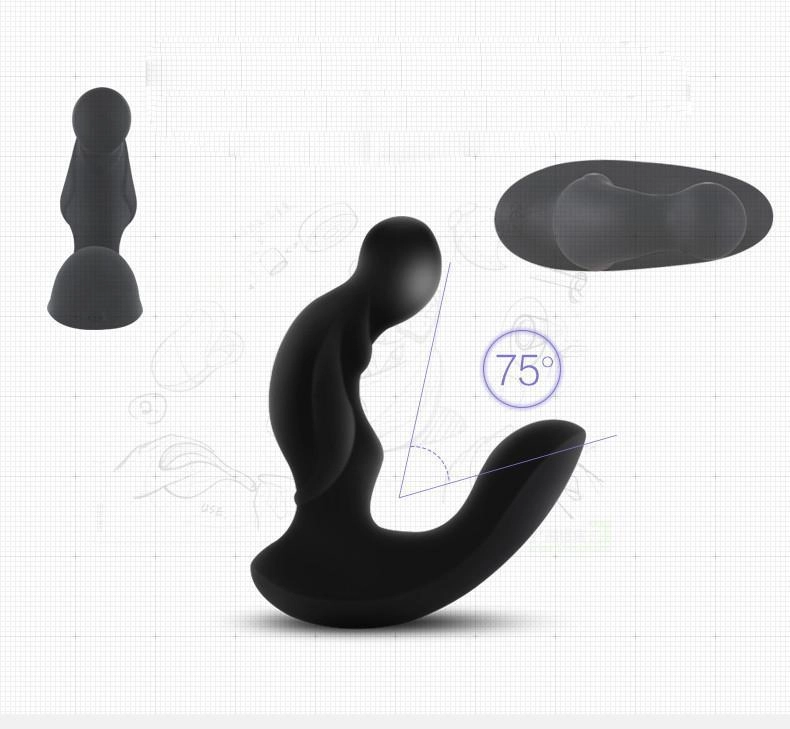 Fun-Mates Nero Premium Silicone Remote Control Wireless Prostate Massager for Men