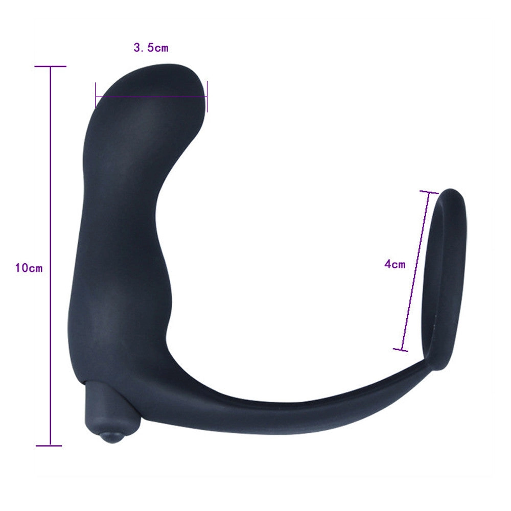 G Point Stimulate Prostate Massager Anal Vibrator Sex Toys for Men Opening Anus Butt Plug Anal Dilator Male Time Delay Ring