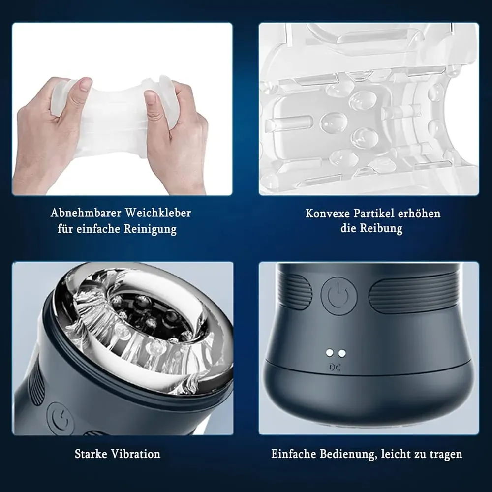 Gizmoswala Electric Masturbator Cup with 10 Vibrations, Masturbator
