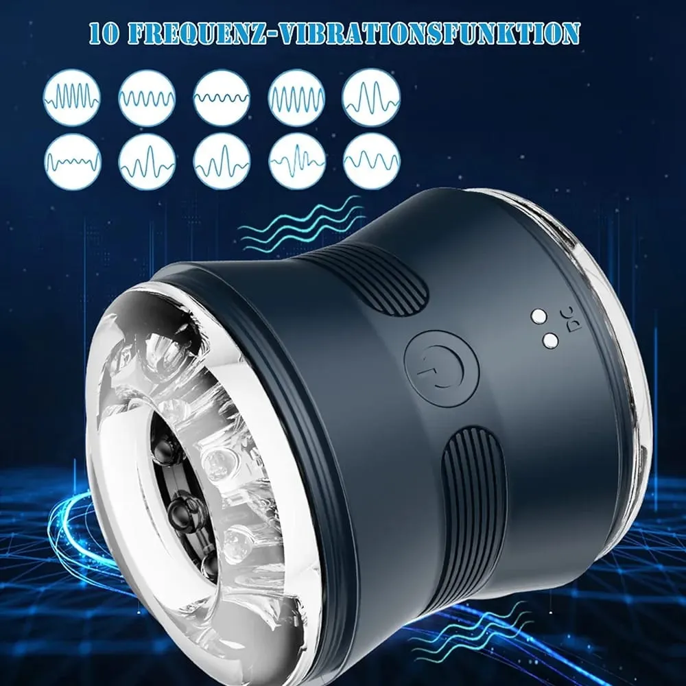 Gizmoswala Electric Masturbator Cup with 10 Vibrations, Masturbator