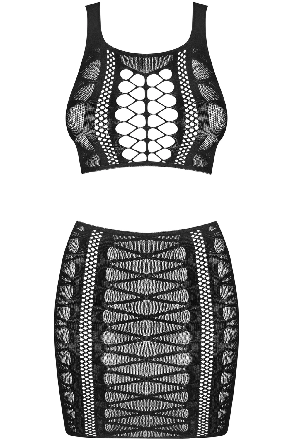 K102 Knit Top & Skirt