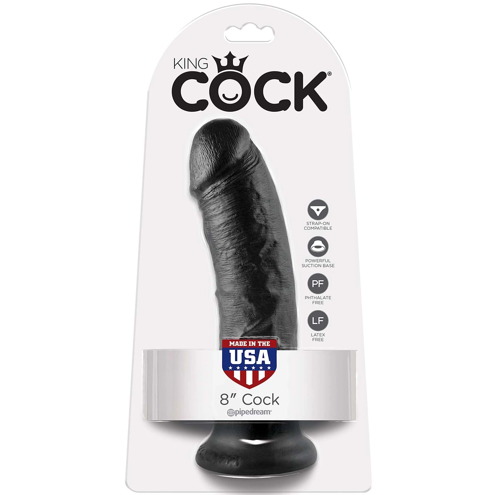 King Cock 8 Cock-Black