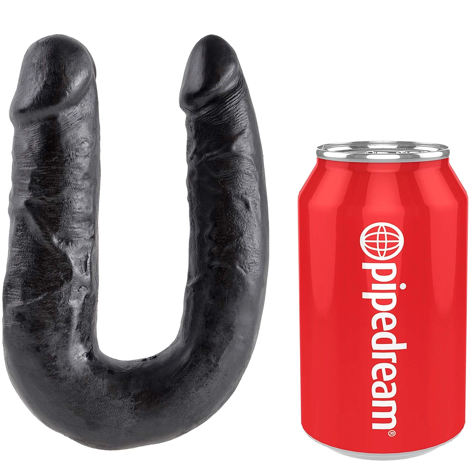 King Cock U-Shaped Medium Double Trouble - Black